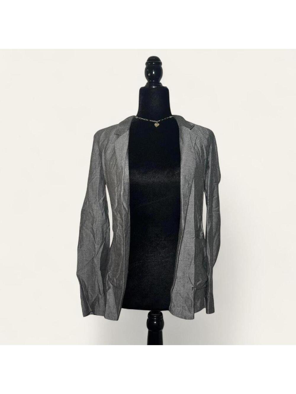 Aritzia Talula Gray Blazer Minimalist Office Chic Size 00